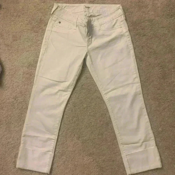 NWOT Hudson Ginny crop jeans in white size 26 - Picture 4 of 6